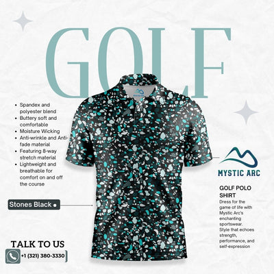Men's Short Sleeve Golf Polo Shirt
