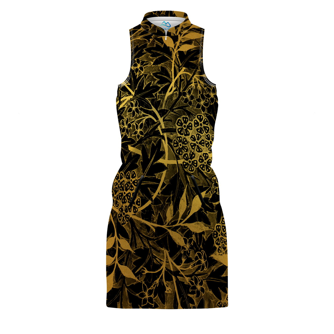 Black Gold | Sleeveless Golf Dress