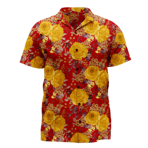Sunset Blooms - Hawaiian Shirt