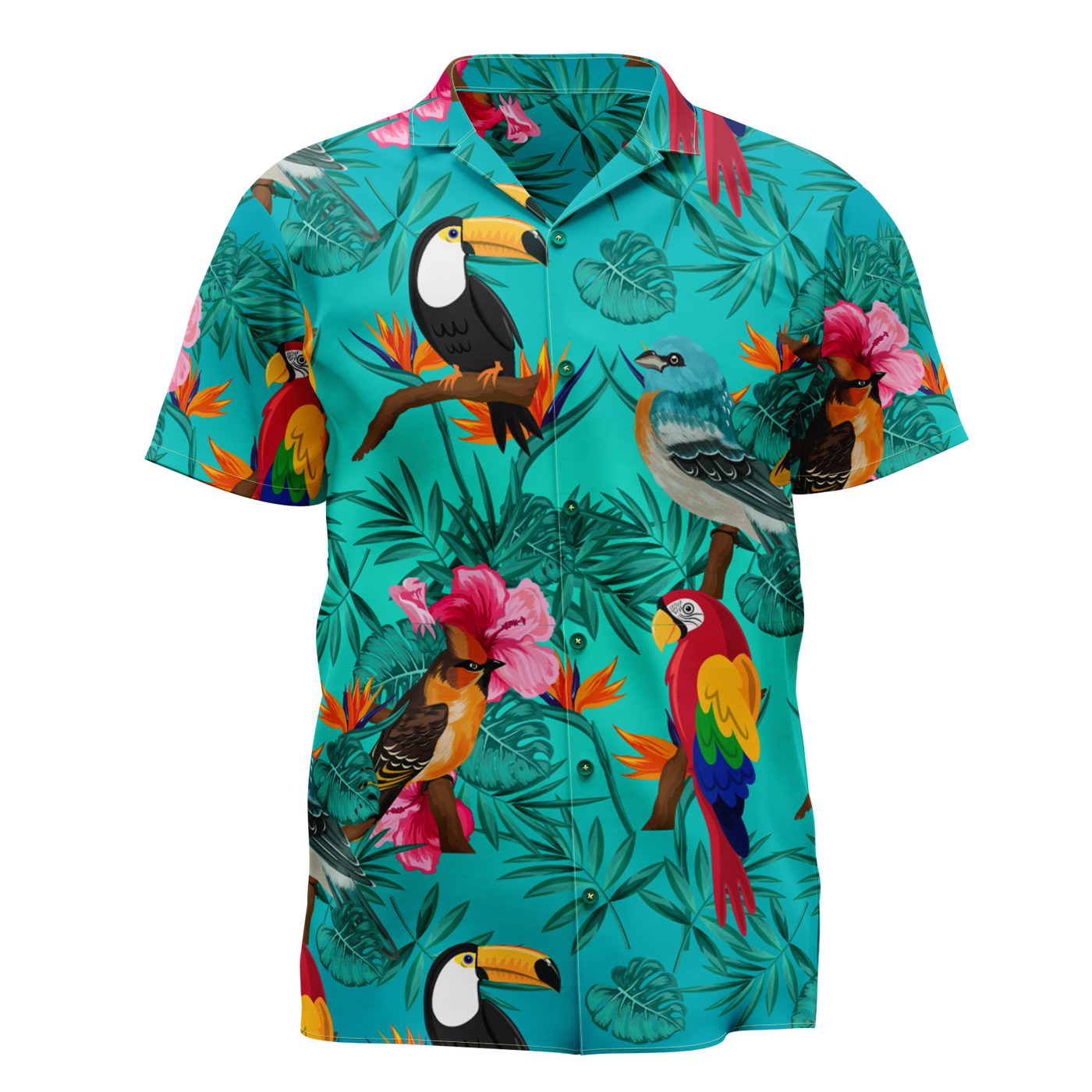 Tropical Birds - Hawaiian Shirt